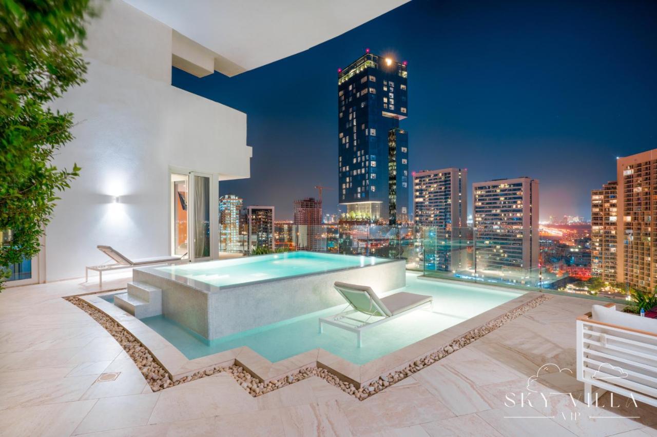 Five Jumeirah Village - Luxury Sky Villa Private Pool Dubaj Zewnętrze zdjęcie